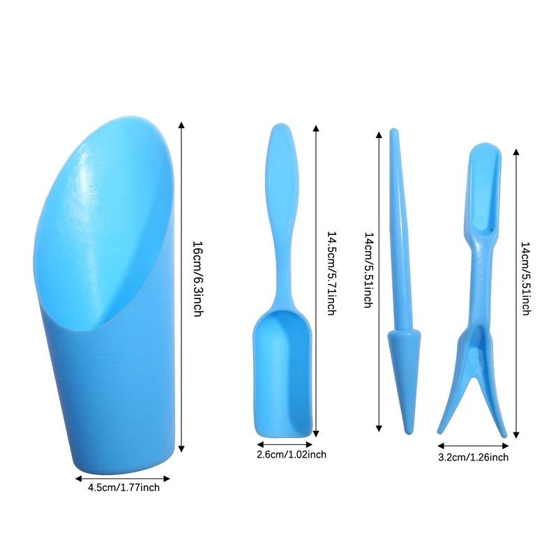 4Pcs/Set of Gardening Tools in Random Colors Including Planting Tools Bucket Shovel Seedling Lifter, Essential Gardening Gadgets Succulent Tools