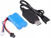1500mAh 7.4V 2S Lipo Battery with USB Charger for RC Toys U12A S033G Q1
