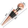 Stainless Steel Bronze Bottle Stopper Champagne Stopper Wedding Wine Stopper Wine Preserver for Home Wedding