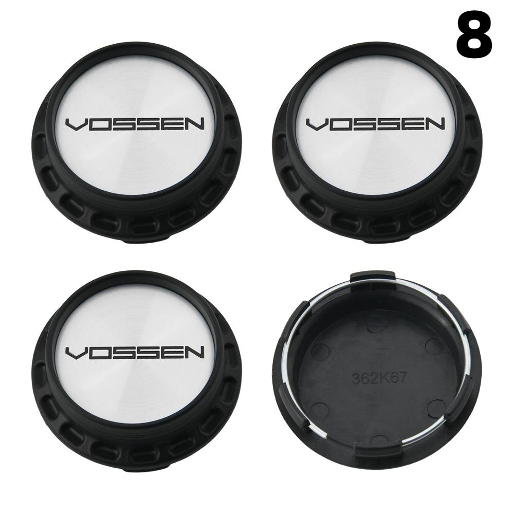 AAYR1 4 Stück 67mm Außendurchmesser / 62mm Innendurchmesser Kappe Für Felgen OZ VOSSEN Emblem Radnabendeckel Sportwagen Logo Radkappe Radkappen