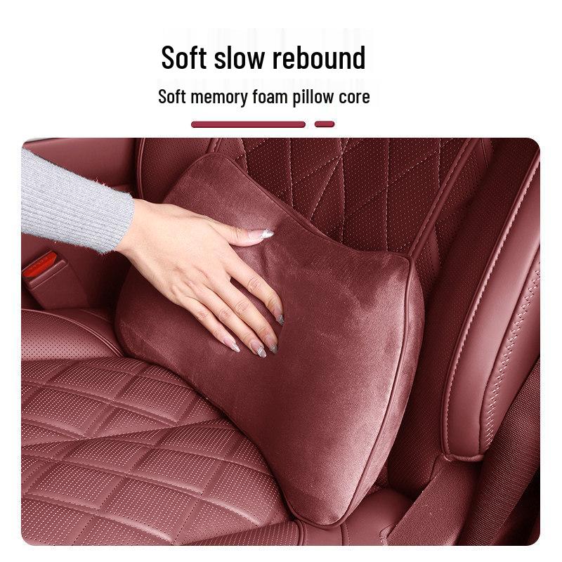 Nio ES8 Lumbar Support Cushion: Suede Velvet Seat Back and Bottom Pad for 26 Models.