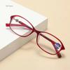 100400 New ladies delicate Anti blue light Reading Glasses Fashion Small Square Presbyopic Glasses culos