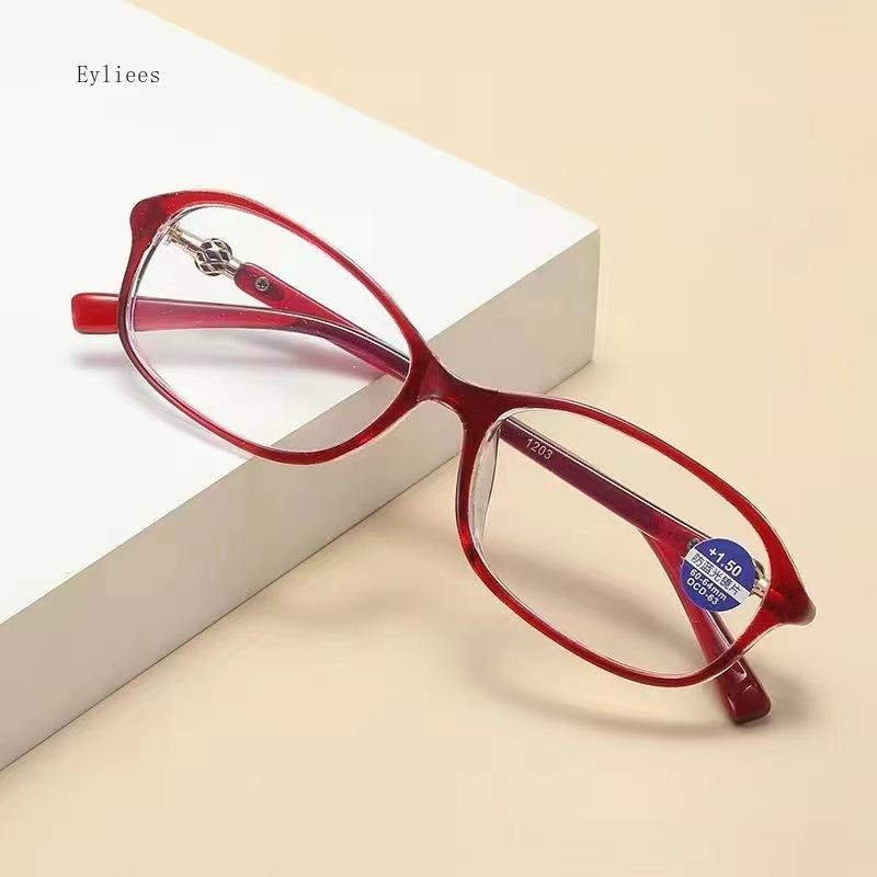 100400 New ladies delicate Anti blue light Reading Glasses Fashion Small Square Presbyopic Glasses culos
