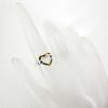 [Used] TIFFANY 925 Open Heart Ring/Size 10/j18-6