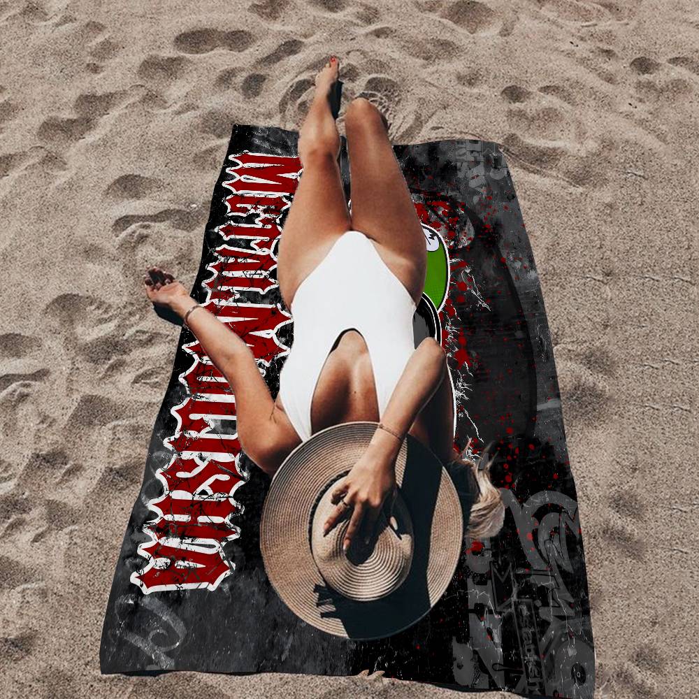 M-Metal M-Mulisha Spiel Anime Anime Strand Schwimmtuch Weiches Saugfähiges Waschlappen Kindergeschenke Für Kinder Reisen Camping Fitnessstudio