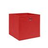 VidaXL Boîtes de rangement 4 pcs Tissu intissé 28x28x28 cm Rouge