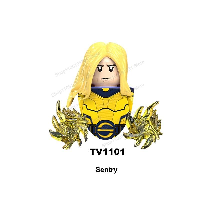 Blind Box Anime Super Cartoon TV Movies Heroes Assembly Building Blocks Kid MINI Brick Toy Collection Gift Christmas Gift TV6220