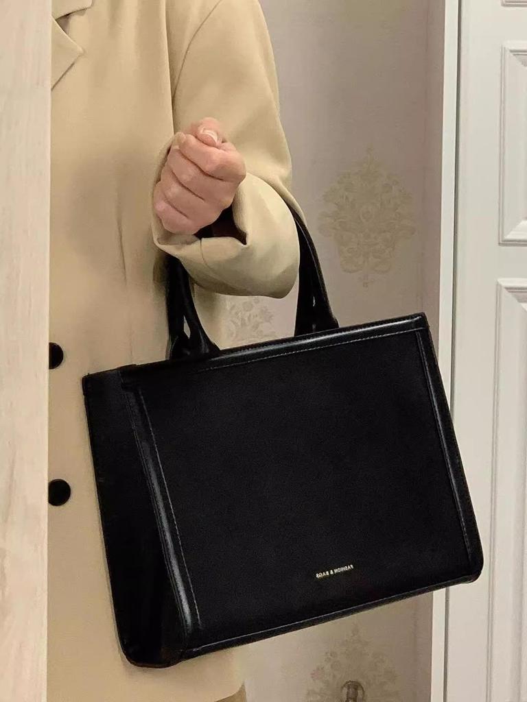 Preppy Umhängetasche im koreanischen Stil mit großem Fassungsvermögen - Retro-Pendeltasche mit einzelnem Schultergurt