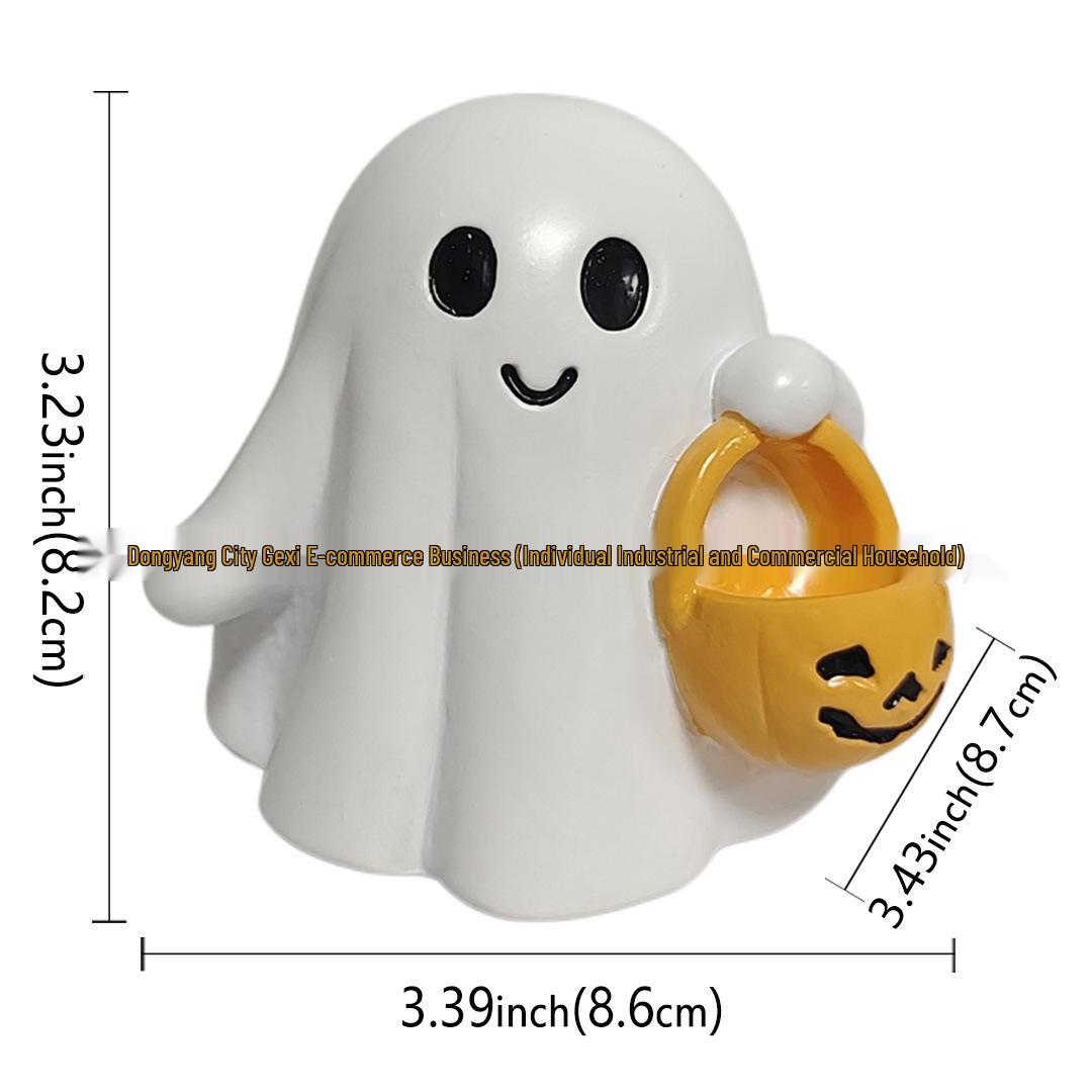 Halloween Cute Ghost Decoration for Desk or Yard