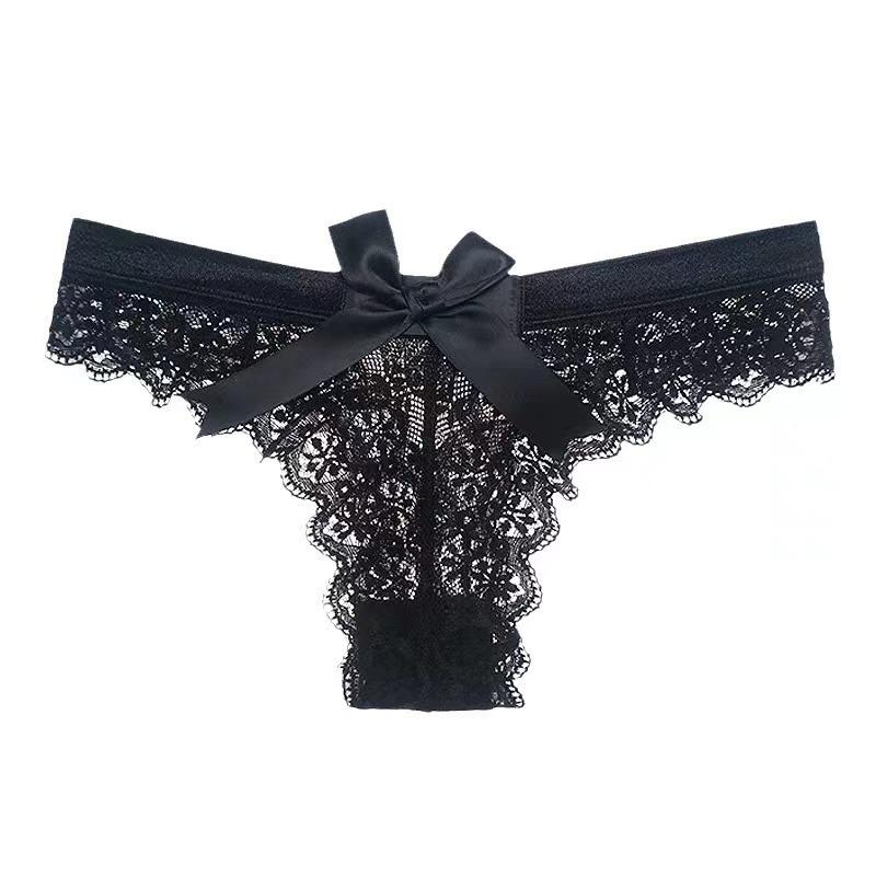 Sexy Lace Thong Women Butterfly Low Waist Panties Transparent Underwear Ladies Briefs Lingere Panty Underware Womens Lingerie