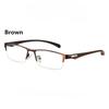 Sun Photochromic Myopia Eyeglasses Optical Men Student Finished Myopia Eyewear Prescription Glasses Frame Half Rim -1.0 -4.0