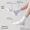 Zhuji Men's Summer Thin Mid-Calf Pure Cotton Sports Socks - Sweat-Absorbent, Odor-Resistant, Antibacterial, Ankle Length