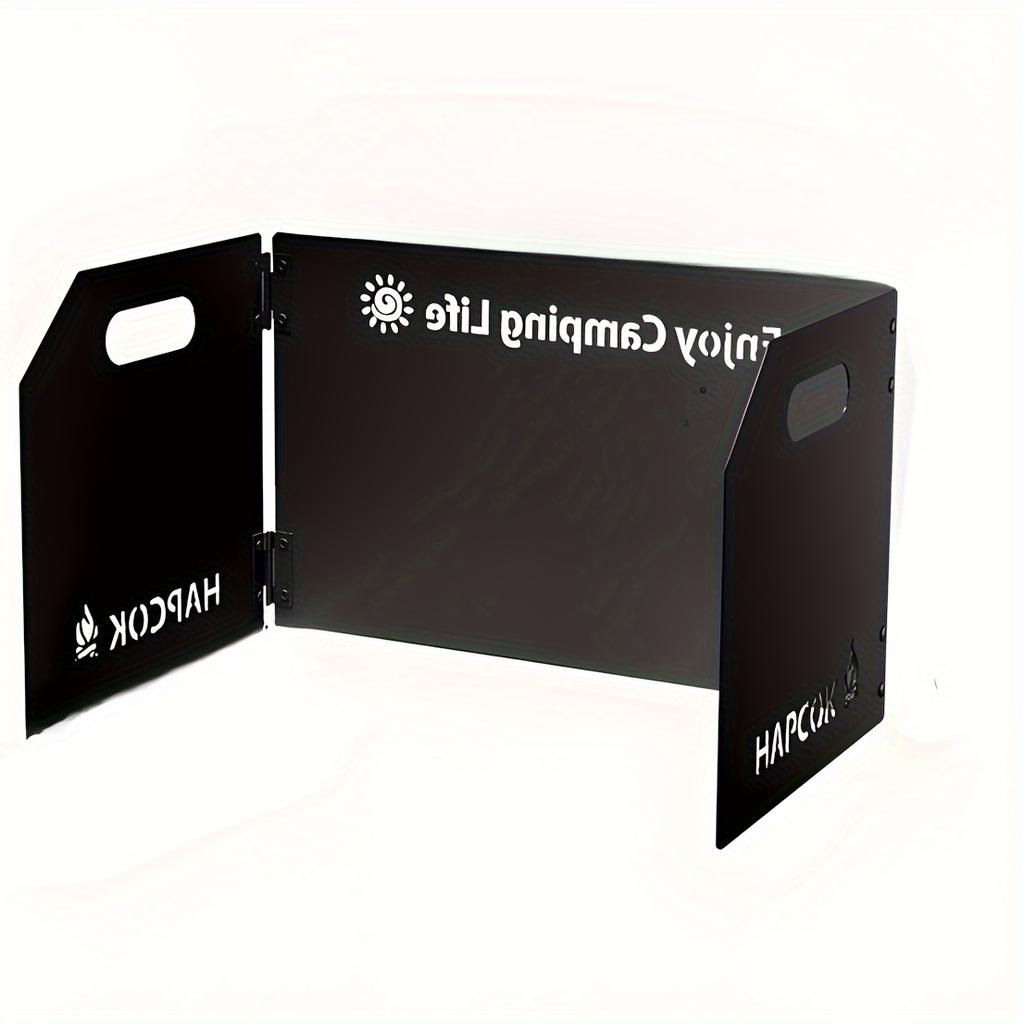 1pc Stove Windscreen - Foldable Camping Stove Windscreen, Outdoor Picnic Stove Windscreen, For Outdoor, Picnic, Cooking