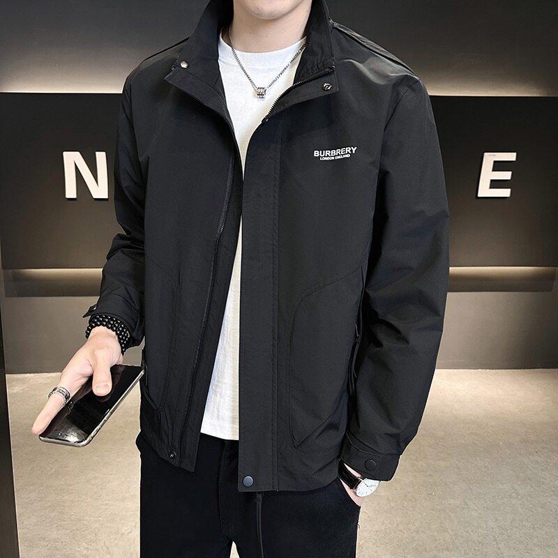 

Куртка Tooling Мужская Модная Брендовая Весенне-Осенняя Новинка Американская Ветрозащитная Универсальная Молодежная Куртка Стойка Повседневный Топ 4XL (185-102.5 kg recommended) чёрный