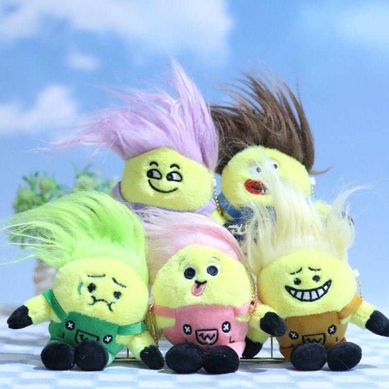 Charming Plush Toy Doll Keychain Soft And Cuddly For Backpacks And Bags