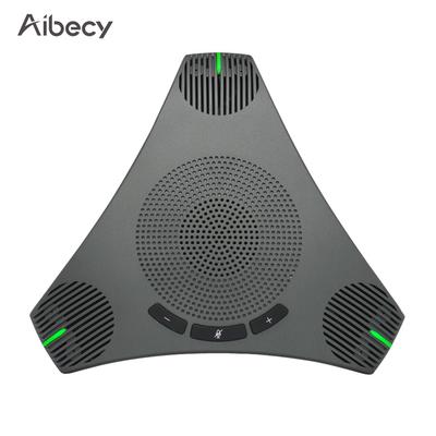 Aibecy USB Speakerphone Conference Microphone Omnidirectional Computer Mic 360 Degrees  Voice Pickup with