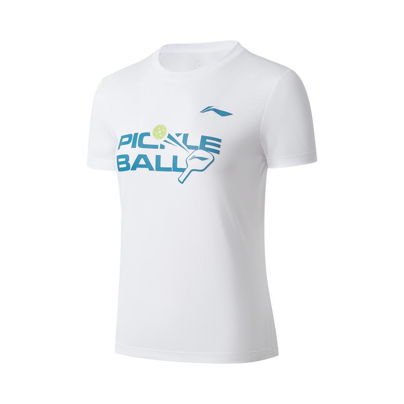 Li-Ning Cool Quick-Dry Skin-Friendly Comfortable Lightweight Soft Loose Cultural Shirt T-Shirt Women tops White AHSUF92-2 S