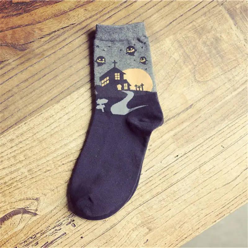 Individuelle Weinsocken Herbst Frühling Herbst Neu Dobby Halloween Socke Lustige Damensocken Neuheit Coole Socken Weihnachtsgeschenk für Mädchen