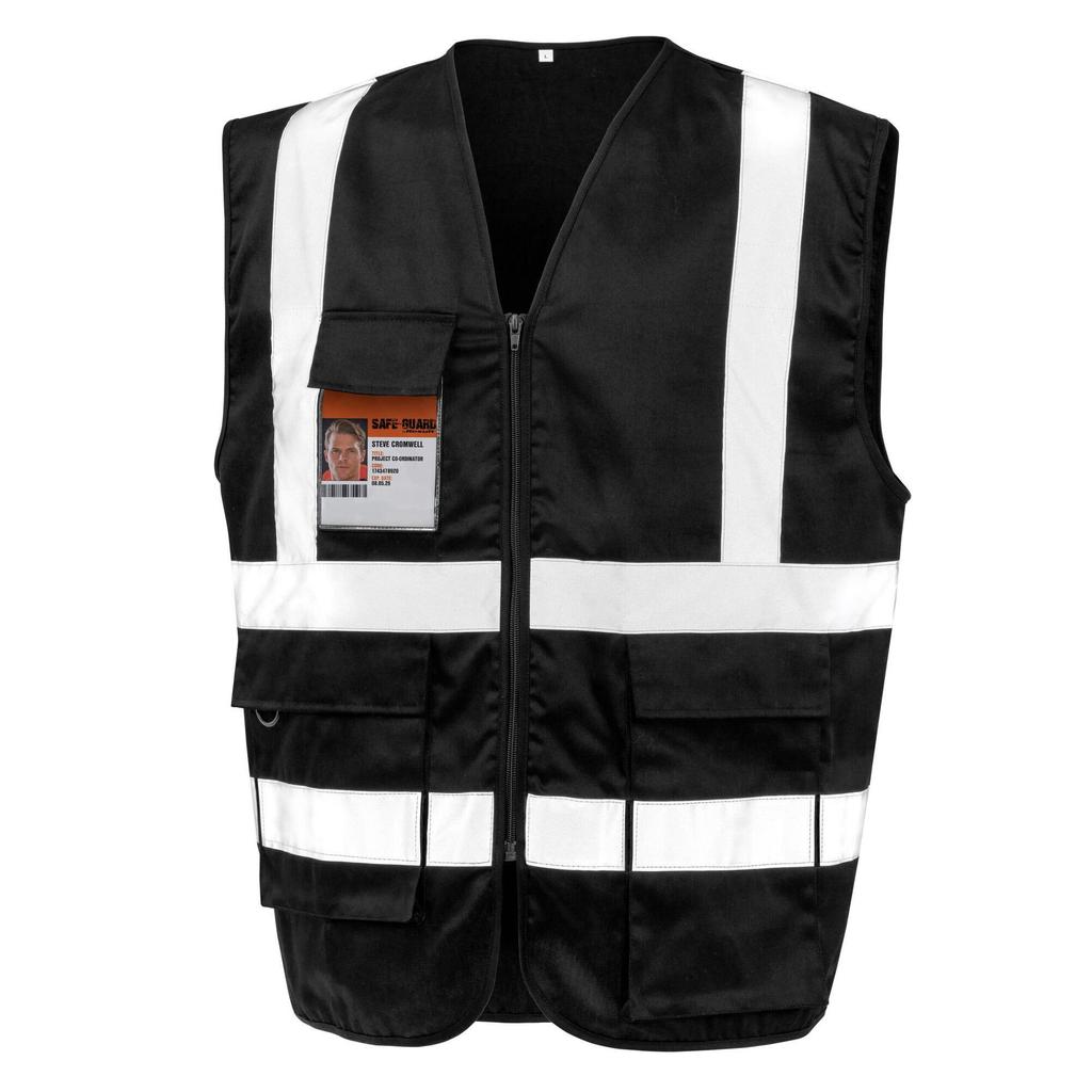 WORK-GUARD by Result Unisex Adult Heavy Duty Security Vest