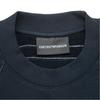 Emporio Armani Round Neck Logo Embroidered Long Sleeve Sweatshirt Men sweatshirt Navy-Blue 6R1ME3-1JWPZ-0920