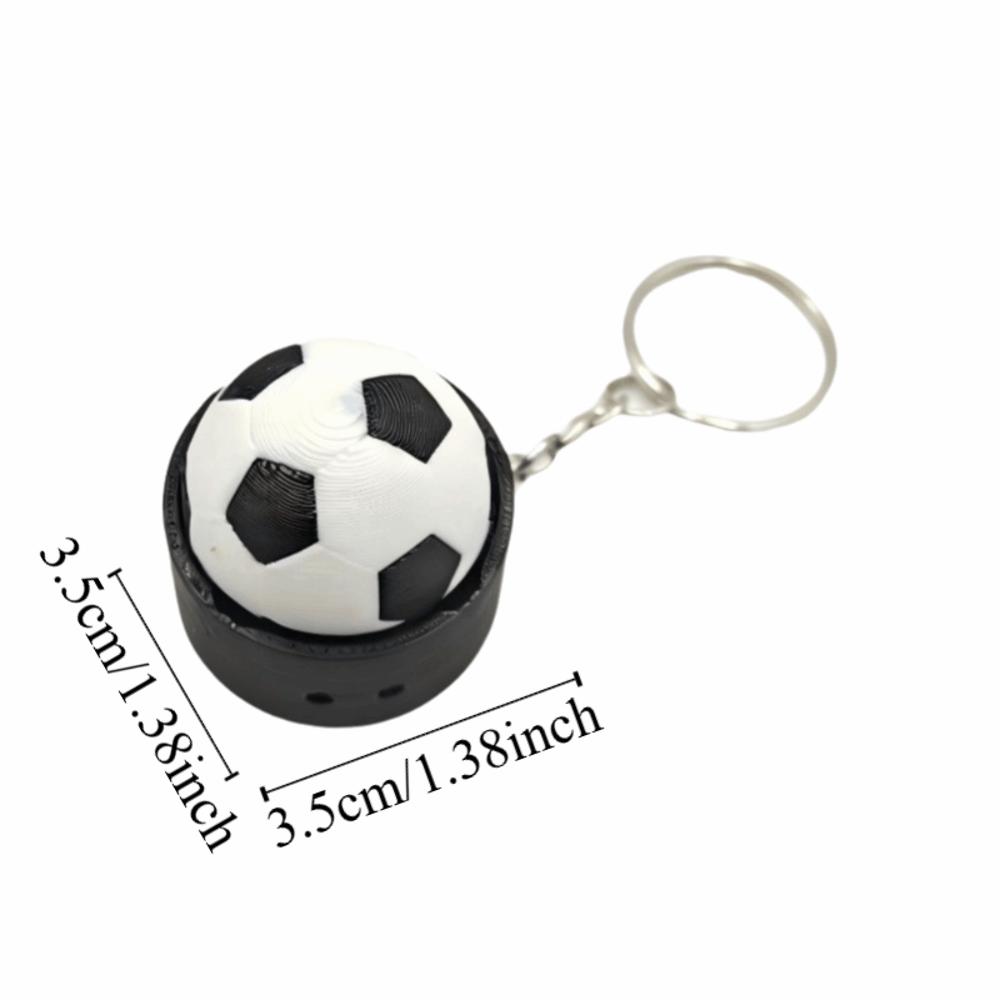 Sports Theme 3D Printed Keychain Creative Design Clicker Keychain Daily Carry