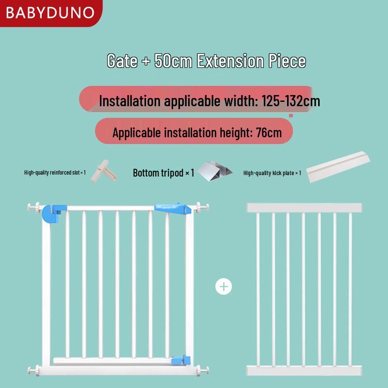 Child & Pet Safety Gate: No-Drill Stair & Door Guard Fence