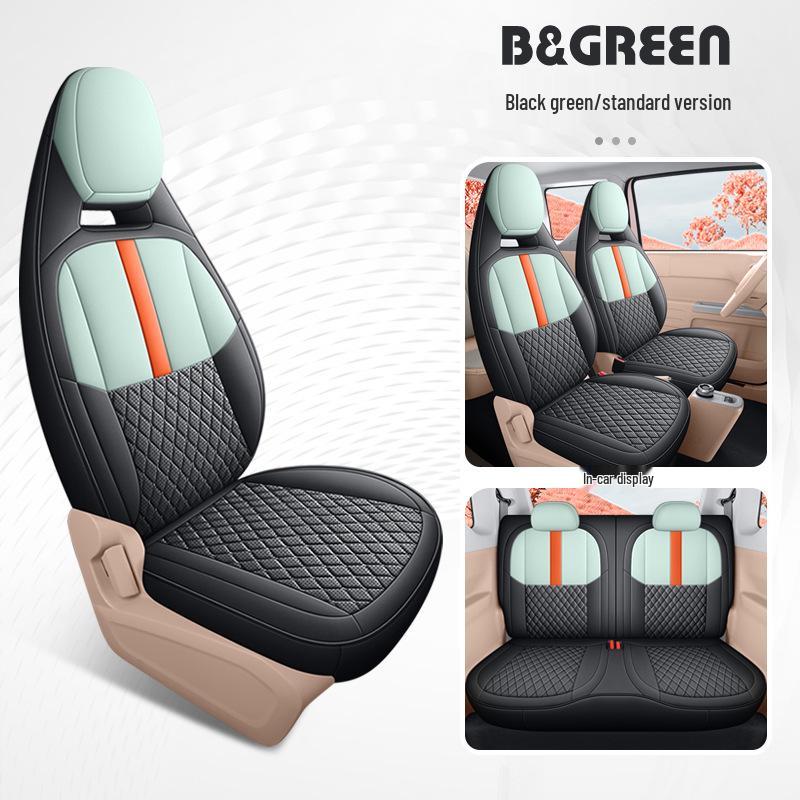 Geely Panda Mini Special Car Full Surround Leather Cartoon Seat Cushion Cover