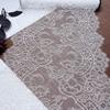 ( 2 Colors ) 3m X 32.5cm French Chantilly Lace, Non-stretch Eyelash Mesh Lace Fabric for Lingerie, Bra, Underwear, Dress, Garment, Sewing & Crafting