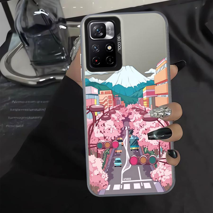 Cartoon Anime Landscape Phone Cover Case for Xiaomi Poco X3 Pro C50 C51 C61 X3 NFC
