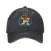 Unisex Autism Awareness Respect Love Support  Print Hat Vintage Distressed Denim Washed  Baseball Cap Adjustable