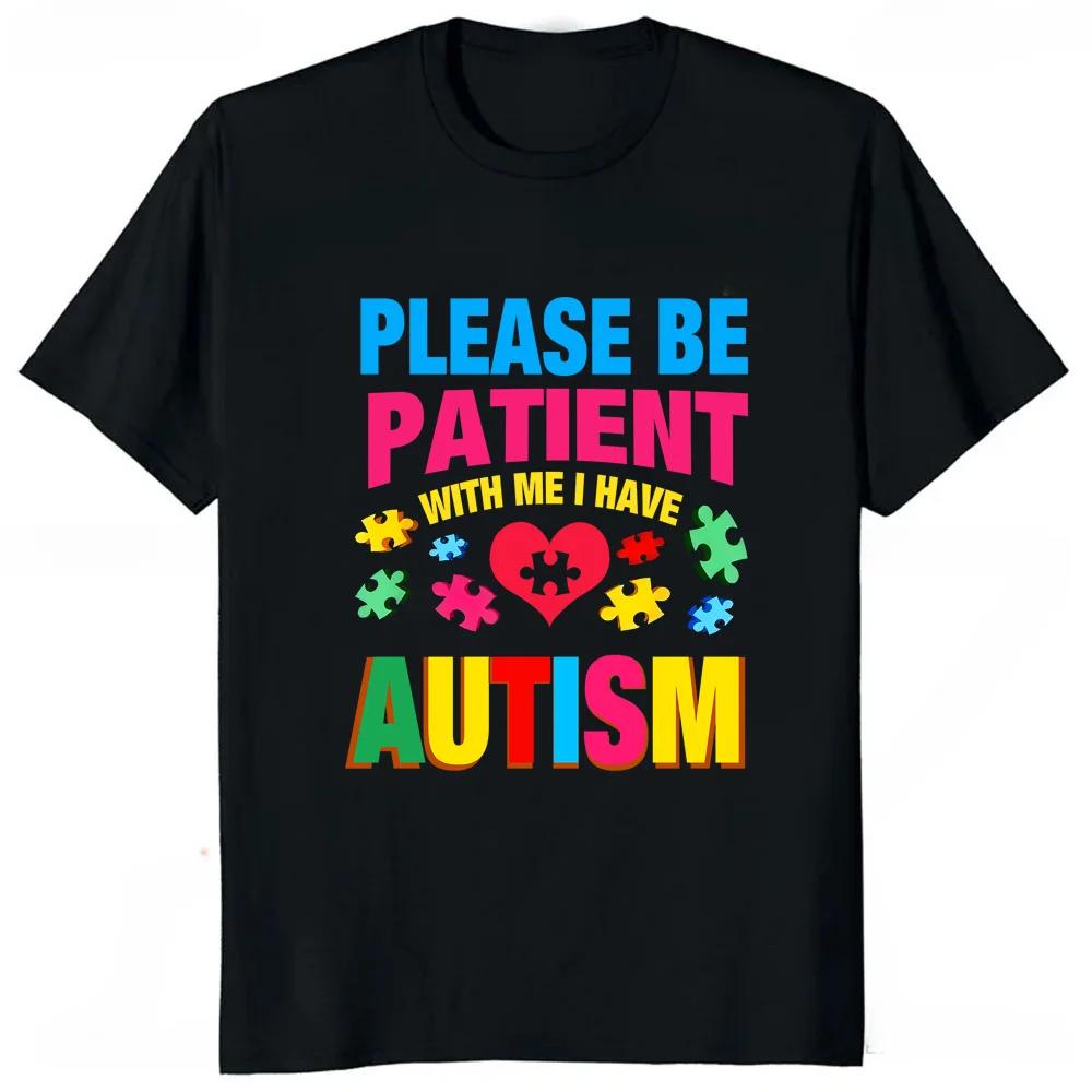 

New Arrival Teachers Autism Awareness TShirt Casual Fashion Streetwear Hip Hop Man T Shirt Summer Style Harajuku Women Tees 4XL