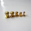10pcs DIY Brass Nail Hat Bag Leather Craft Clothes/Bag/Shoes Monk Head Screws Garment Rivets