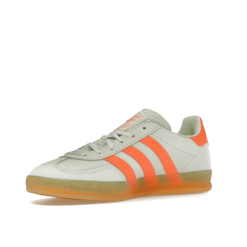 Adidas Gazelle Indoor Lněně zelená/Solární oranžová Dámské tenisky Gum IF6982