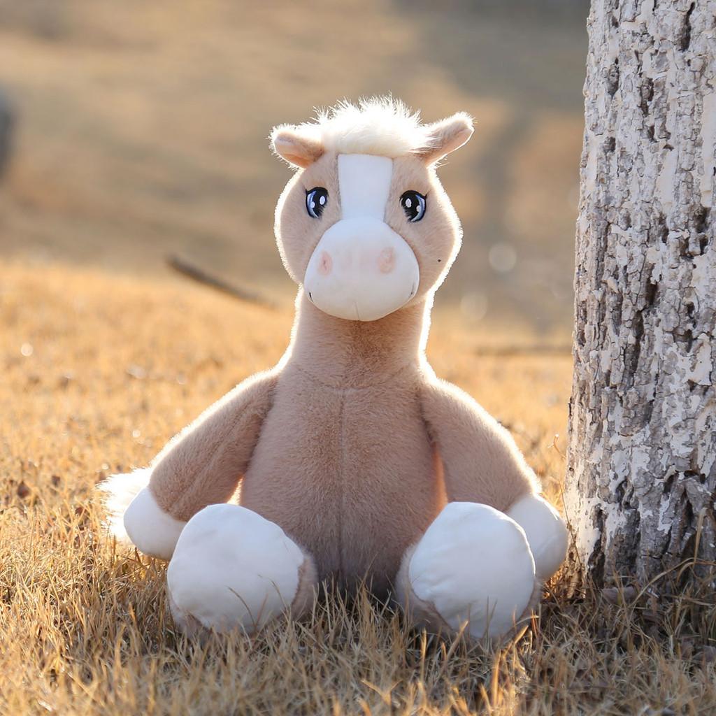 Plush Pony Stuffed Animal Toy For Kids Kids Birthday Gift Soft Animal Companion