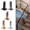 304 Stainless Steel Floor Mount Glass Clip Floor Window Durable Minimalist