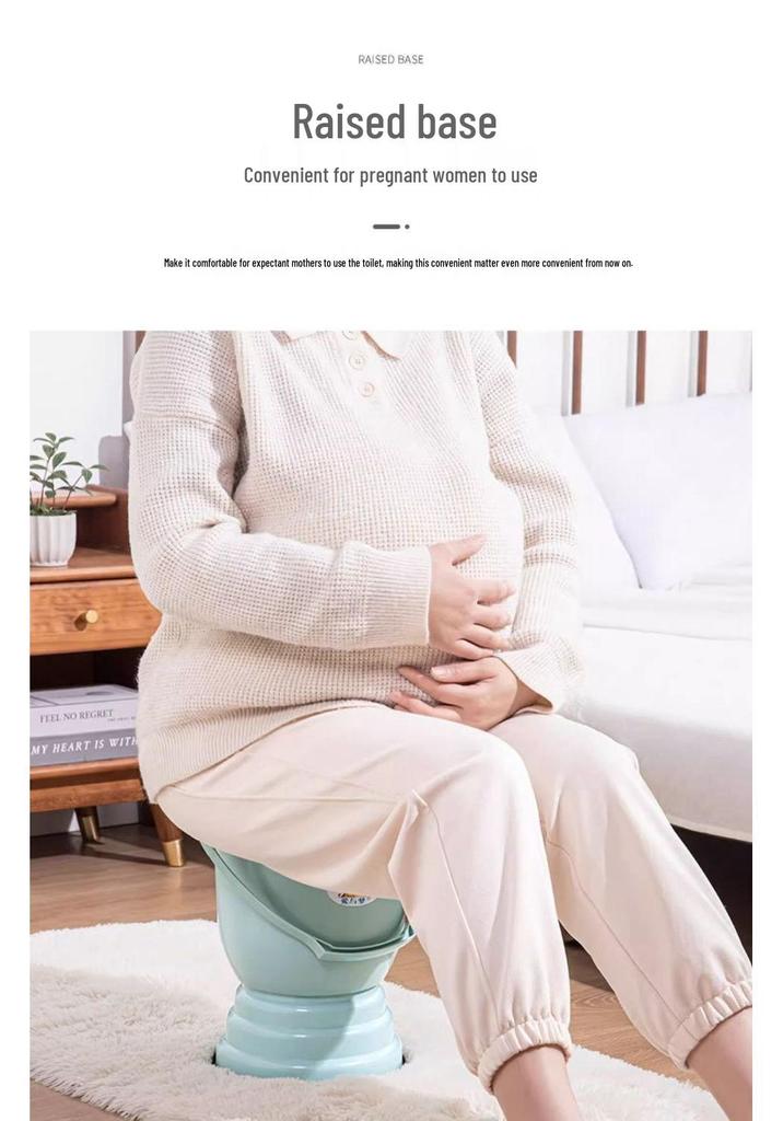 Odor-Proof Non-Slip Urinal with Lid for Pregnant Women & Elderly