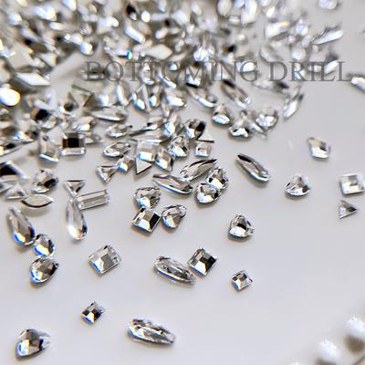 50Pcs Irregular Mini Nail Diamond Decoration Mixed Loading Stereoscopic Nail Accessories Nail Painting Nail Salon Nail Artists