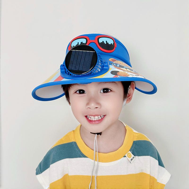 

Солнцезащитная шляпа-веер Детская шляпа-цилиндр с воздушным верхом Летняя уличная шляпа от солнца с защитой от ультрафиолета Шляпа от солнца Шляпа для девочки 3-12 years old