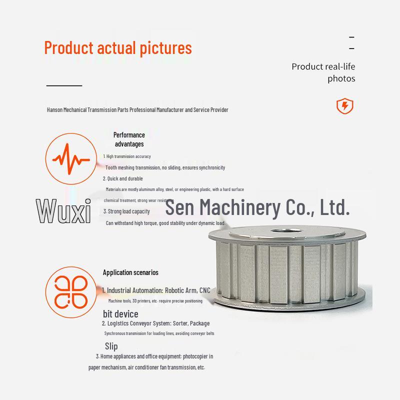 A-type 14-Tooth Non-Standard Timing Pulley - Aluminum Alloy