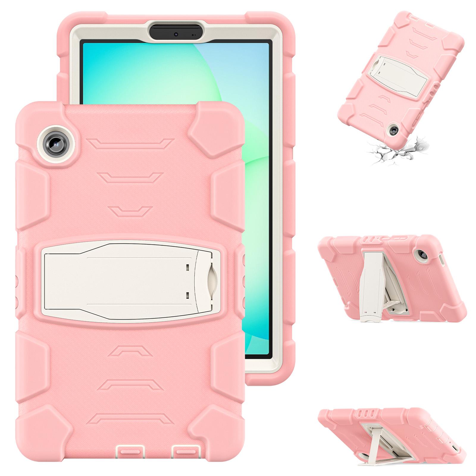 Étui à support Étui pour enfants Étudiants pour Samsung Galaxy Tab A11 8,7  Pour modèle SM-X135F SM-X133 SM-X135 avec support pliable A11 8.7 inch 2025 rose