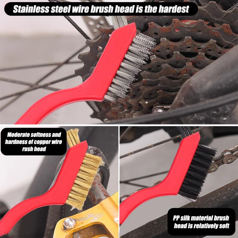 Rostentfernerbürsten 7 Zoll Rostentferner Autopolitur Metallbürsten Reinigungswerkzeuge Metall Edelstahldraht Kupferdraht