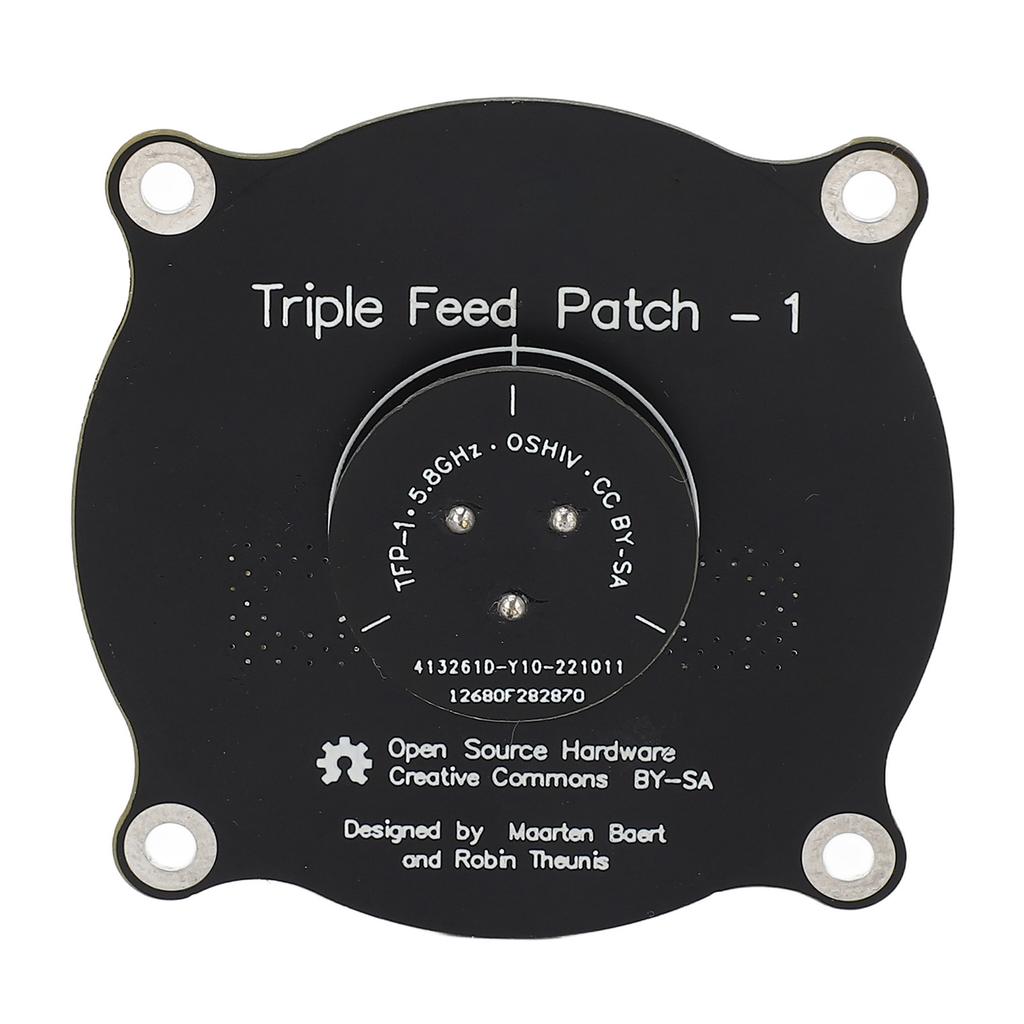 5.8GHz Triple Feed Patch Antenna 9.4dBi High Accuracy Directional Circularly Polarized Antenna for FPV Racing Drone