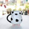 1pc Cute Cow Ceramic Mug, Handmade Large Capacity Milk Cup, Animal Themed Juice Cup, Birthday, Christmas, Valentine's Day Gift Back To School