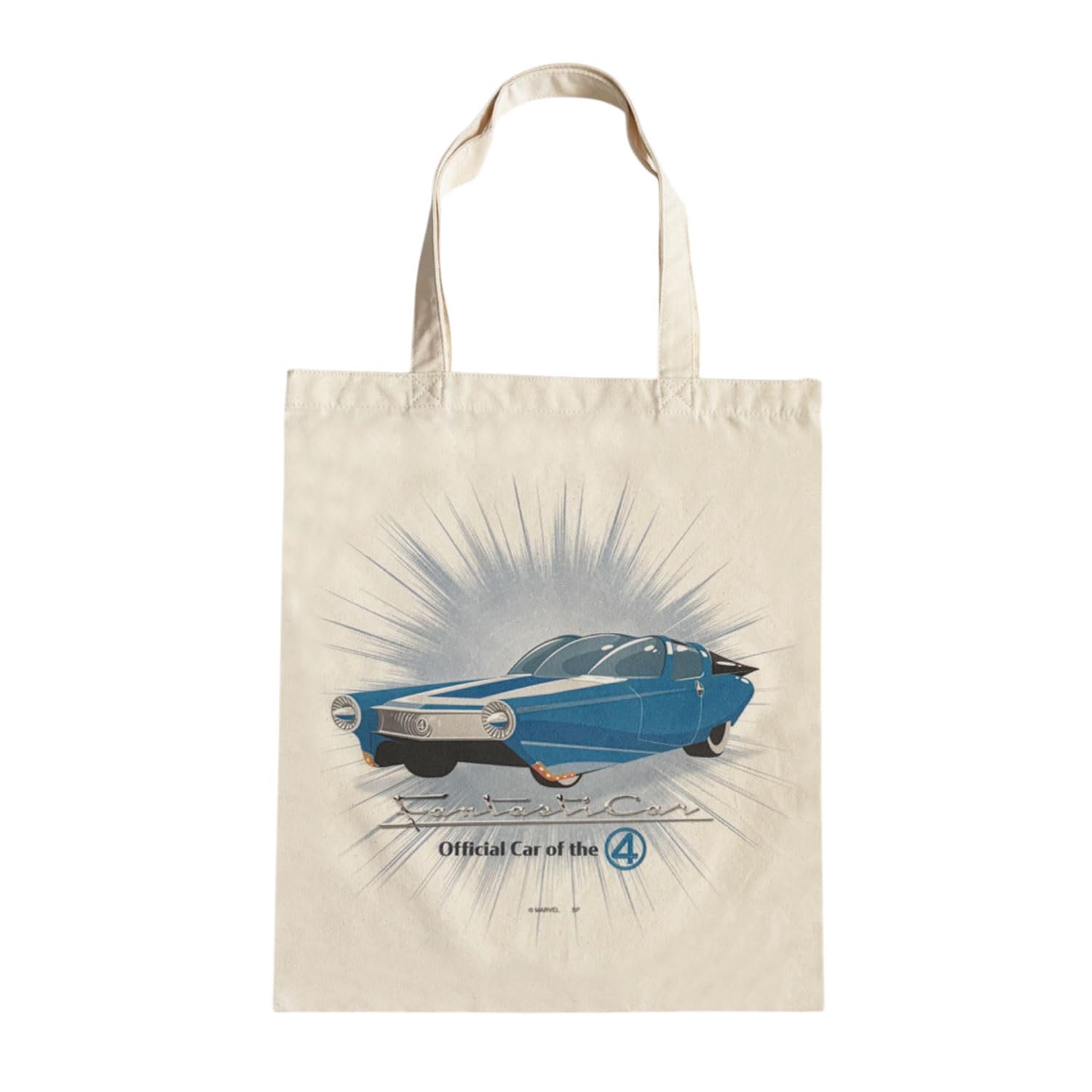 

Small Planet Marvel First Tote Bag Car Natural Fantastic 4 Step