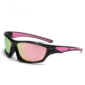 New cycling sunglasses mountaineering bicycle color film silicone foot sunglasses men's and women's high-end windproof outdoor glasses
