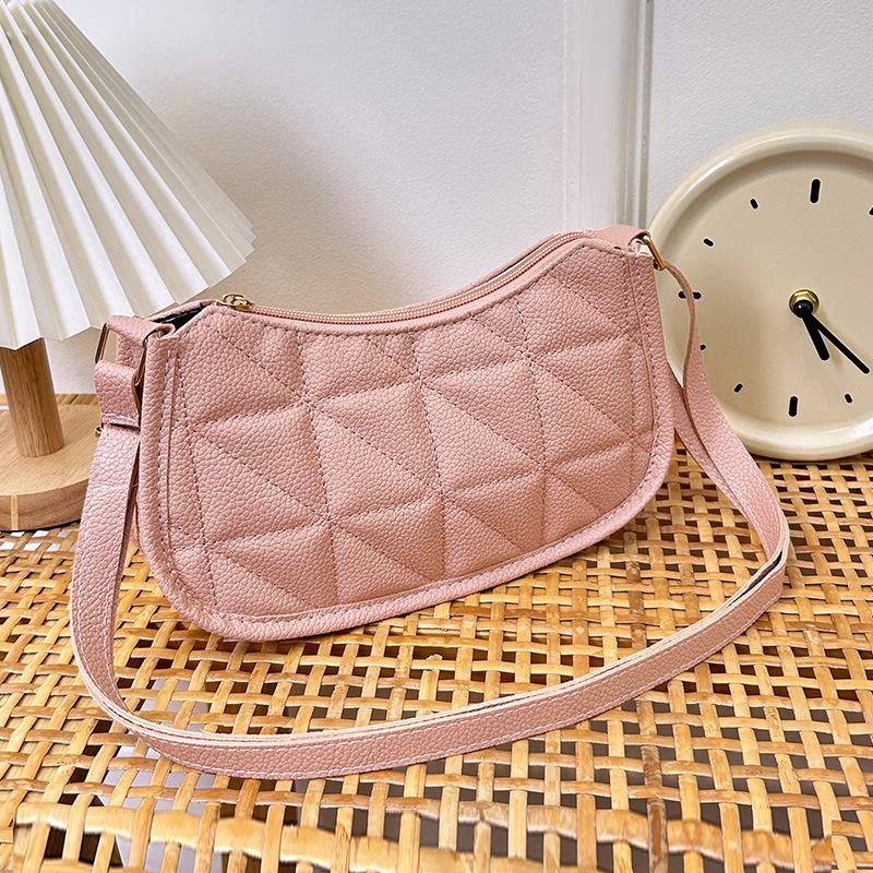 Korean Version of Mobile Phone Bag 2025 New Casual Women's Bag Niche Design Fashion Trend Underarm Bag Simple Shoulder Bag