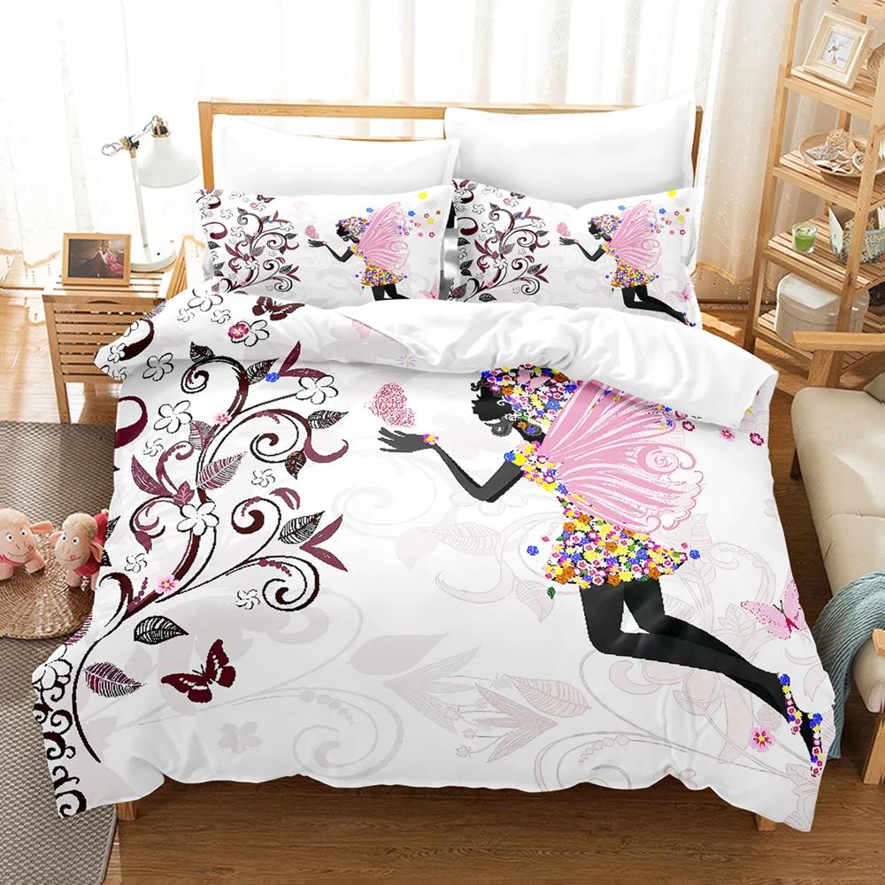 

Comforter 3D Butterfly Bedding Set For Adults And Kids S Twin Full Queen And King Bedroom Set Comforter For Girls Comforter (quilt)-EU Single(135*200cm)3pcs