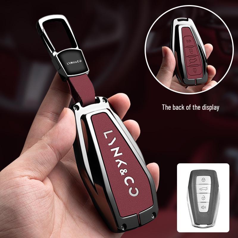 Ochranný kryt na klíč Lynk & Co 03: Vysoce kvalitní kreativní pánská skořepina a přezka (Model 2024)