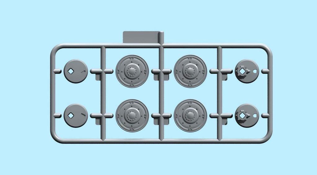 ICM French Panhard Armored Vehicle with Armored Vehicle Crew Plastic Model 35381 1/35 AMD-35 (178)