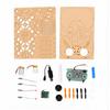 DIY Wooden Drone Model Kit Remote Control Aircraft Training RC Quadcopter Beginner Friendly Flying Toys Assembled Kit